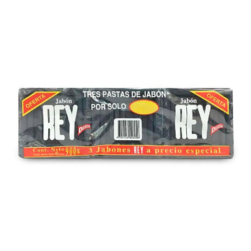 JABON REY AZUL 3U 300G