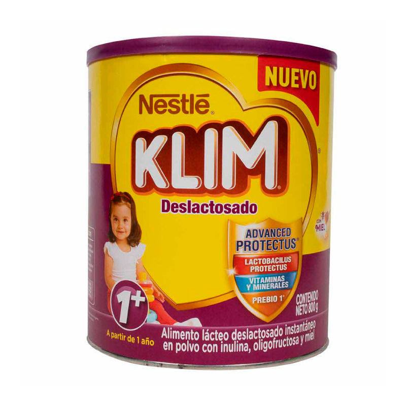 LECHE KLIM 1+ 800G DESLACTOSADA LATA