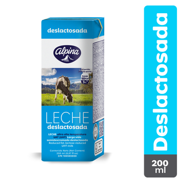 LECHE ALPINA 200G CAJA DESLACTOSADA