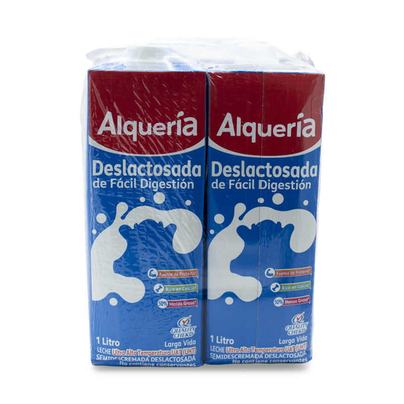 LECHE DESLACTOSADA ALQUERIA X4 1LT