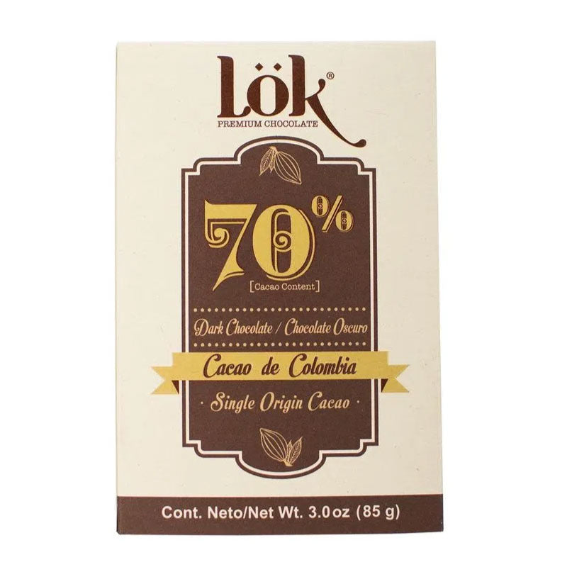 BARRA DE CHOCOLATE LOK 70% 85G