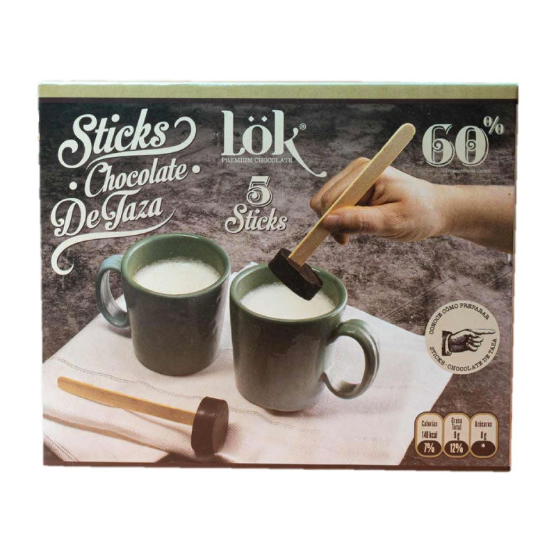 STICKS CHOCOLATE TAZA 90G LOK 60%
