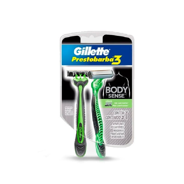 MAQUINA PRESTOBARBA 2U BODYSENS