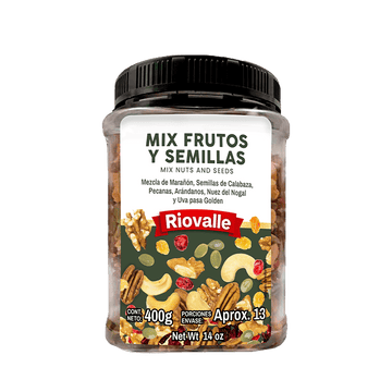 MIX F/ SECOS Y SEMILLAS 400G RIOVALLE
