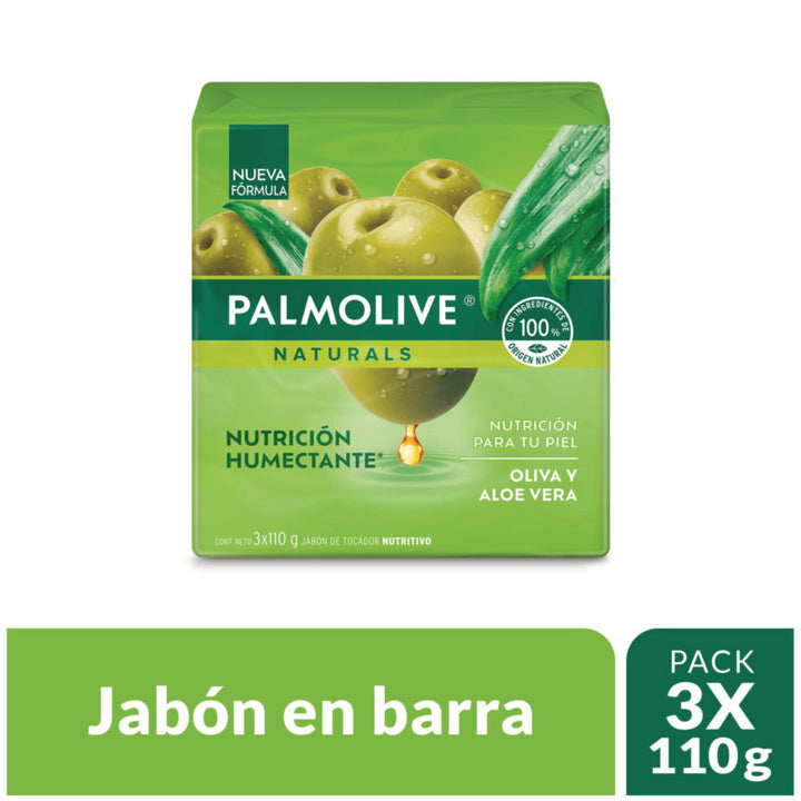 Palmolive Aloe y Oliva 3x110g
