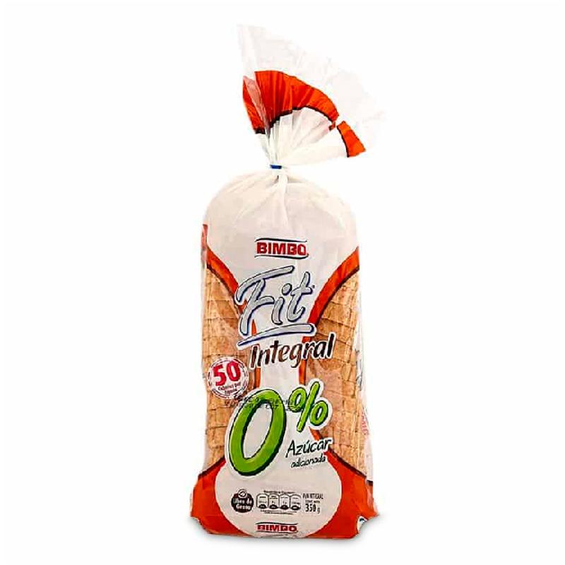 PAN BIMBO FIT 18U 350G CERO INTEGRAL
