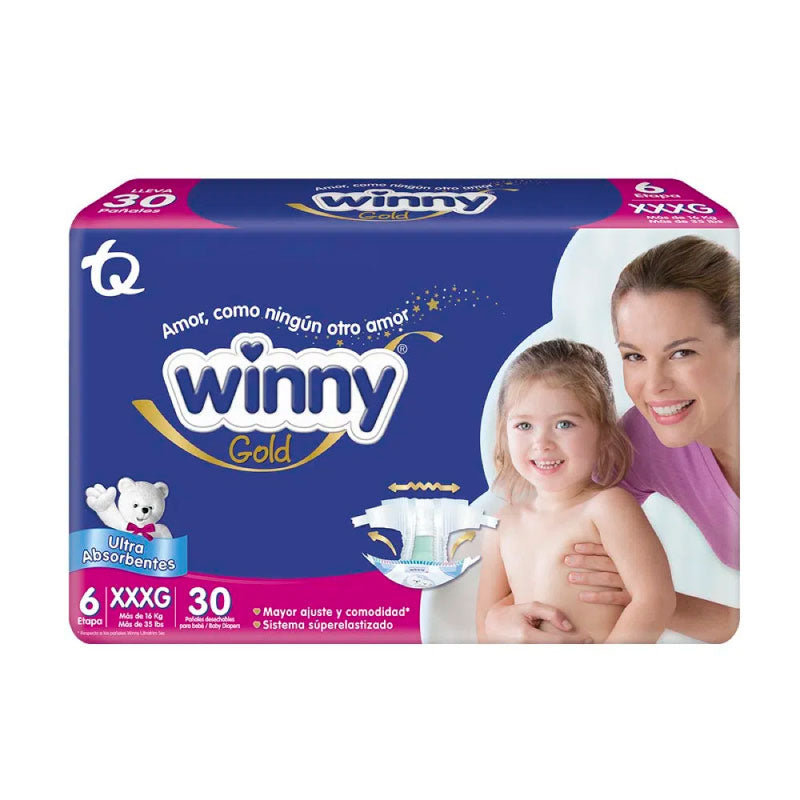 PAÑAL WINNY GOLD 30U ET 6
