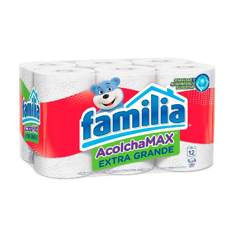 PAPEL HIGIENICO FAMILIA 12U EXTRAGRANDE ACOLCHAMAX