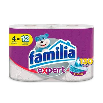 PAPEL HIGIENICO FAMILIA 4U EXPERT