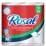 PAPEL HIGIENICO ROSAL 12U 25MTS ULTRACONFORT