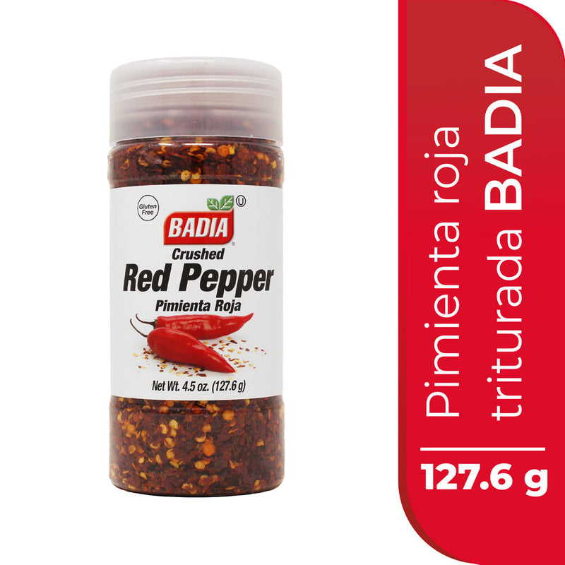 PIMIENTA ROJA CRUSHED TARRO 127.5G BADIA