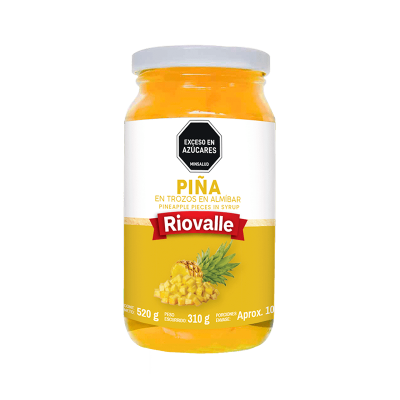 PINA TROZOS RIOVALLE 520G