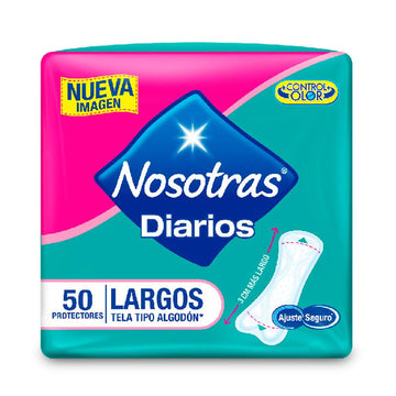 PROTECTORES NOSOTRAS DIARIO 50U LARGO