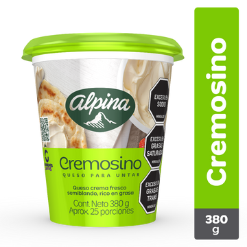 QUESO CREMA ALPINA 380G