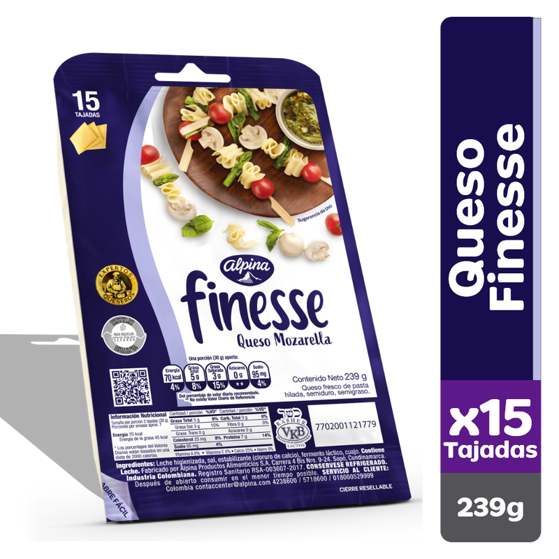 QUESO FINESSE ALPINA 239G 15TAJ