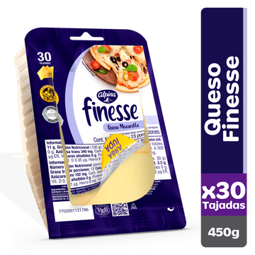QUESO FINESSE ALPINA 450G 30TAJ