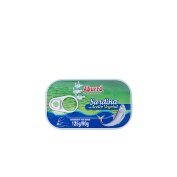 SARDINA ABURRA 125G SALSA VEGETAL