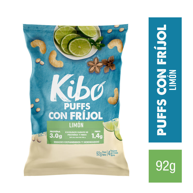 SNACKS KIBO 92G  FRIJOL LIMON