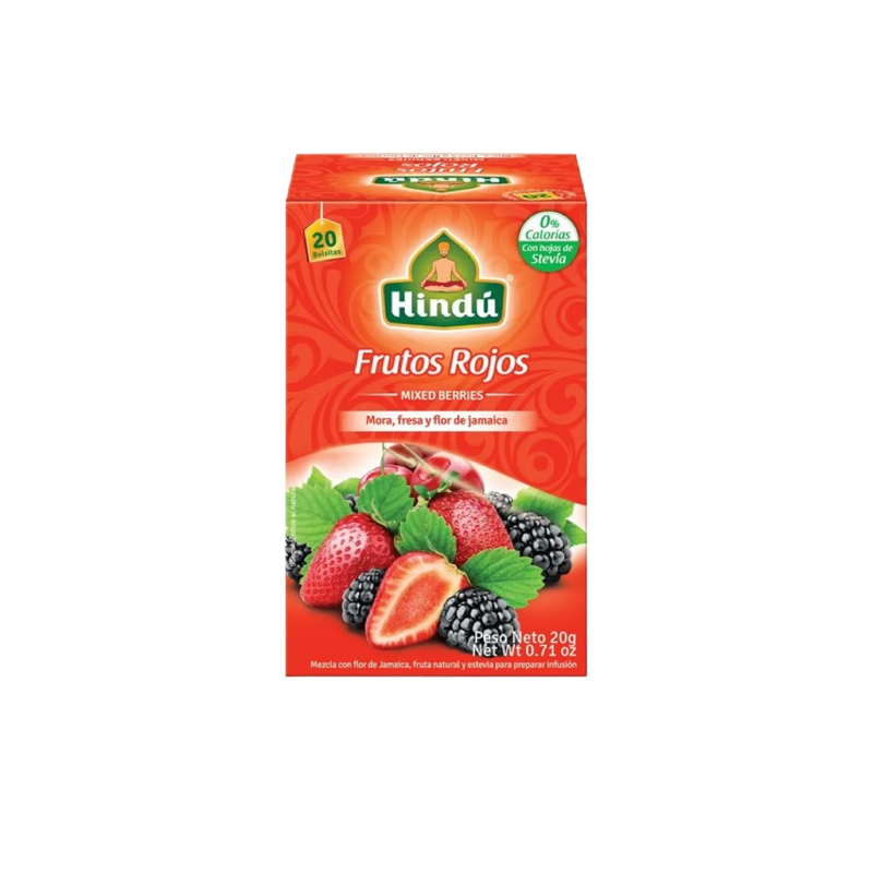 TE HINDU 20U  FRUTOS ROJOS