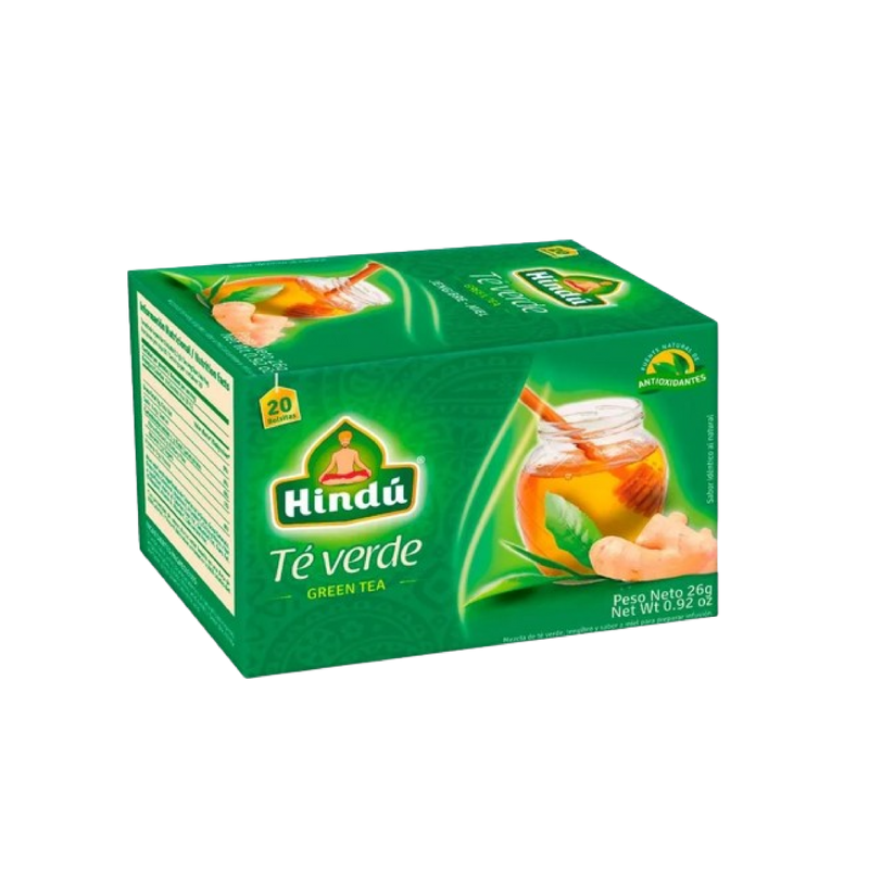 TE HINDU 20U VERDE JENJIBRE MIEL