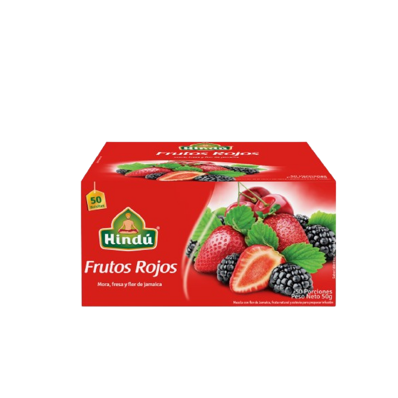 TE HINDU 50U FRUTOS ROJOS