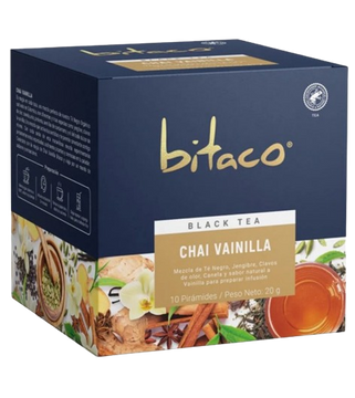 TE NEGRO BITACO 10U CHAI VAINILLA