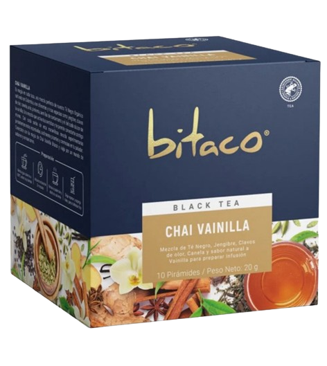 TE NEGRO BITACO 10U CHAI VAINILLA