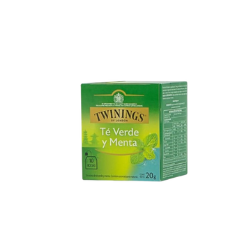 TE VERDE MENTA TWININGS 10 SOBRES 20G
