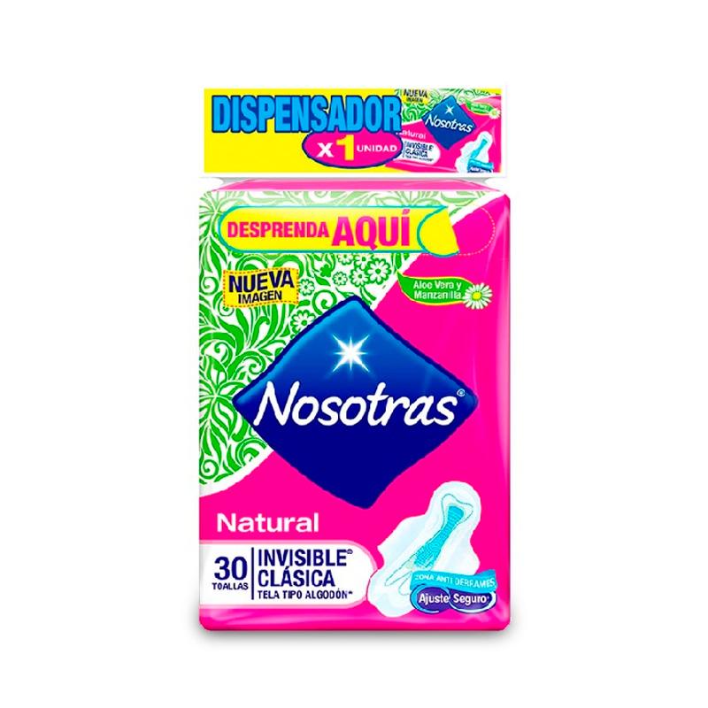 TOALLA NOSOTRAS INVISIBLE CLASICA 30U