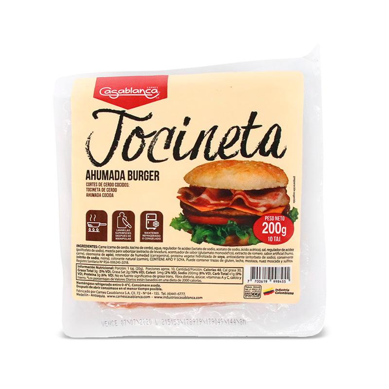 TOCINETA BURGUER CASA BLANCA 200G