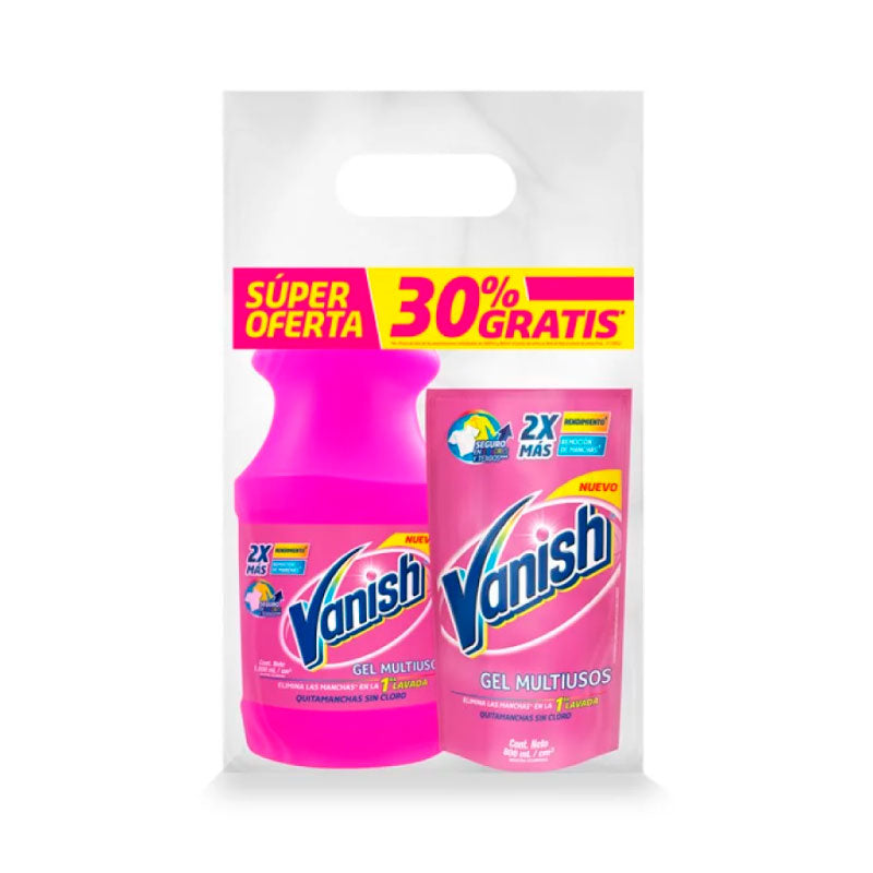 LIMPIADOR VANISH 1800C ROSA+800C