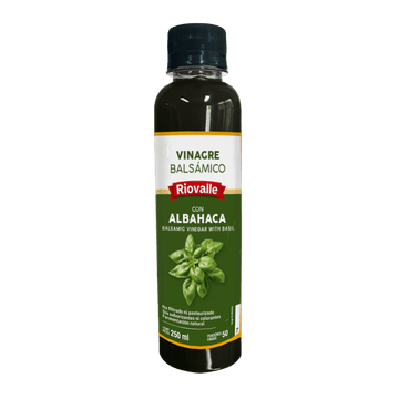 VINAGRE BALSAMICO ALBAHACA 250ML RIOVALL
