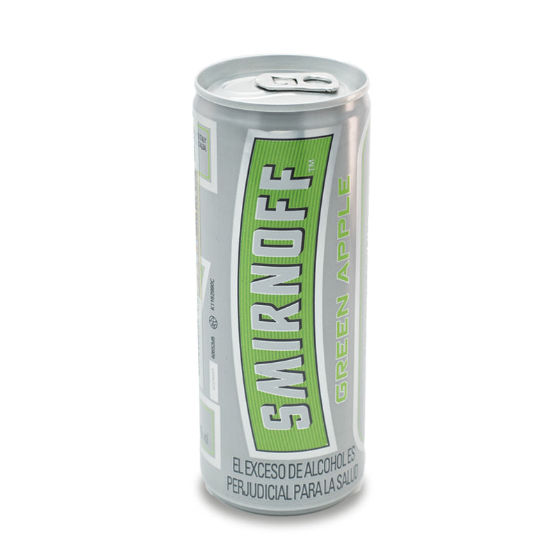 VODKA SMIRNOFF ICE 250ML LATA GREEN APPLE