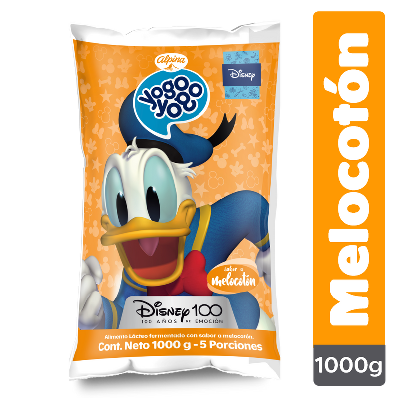 YOGO BOLSA 1000g. MELOCOTON