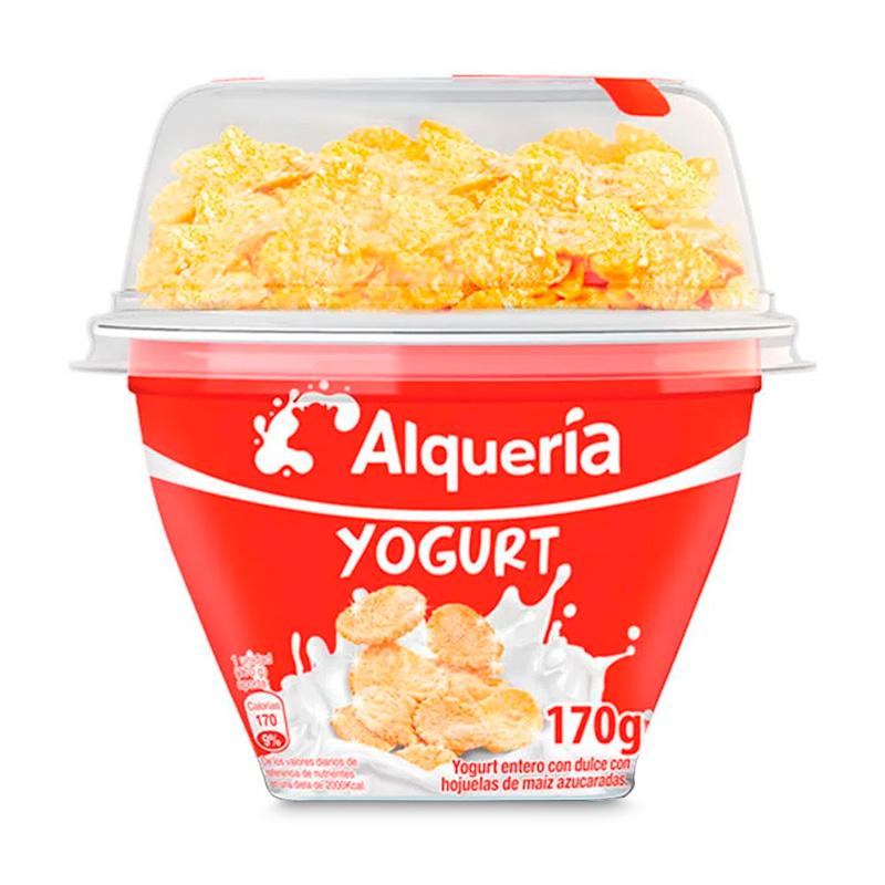YOGURT CEREAL ALQUERIA 170G HOJUELAS