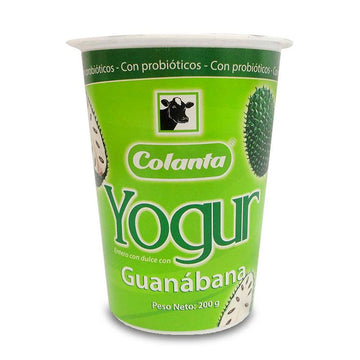 YOGURT COLANTA 200C VASO GUANABANA