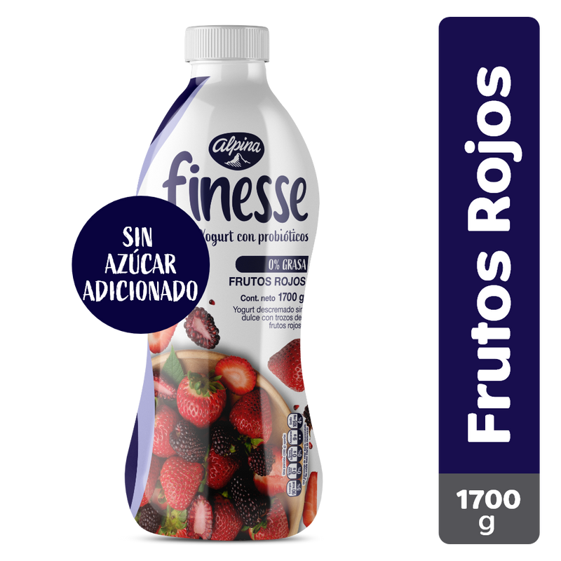 YOGURT FINESSE 1700C FRUTOS ROJOS