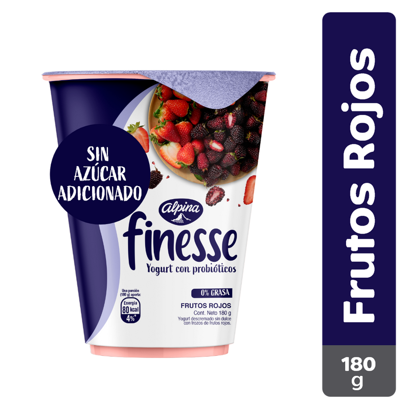 YOGURT FINESSE 180C FRUTOS ROJOS
