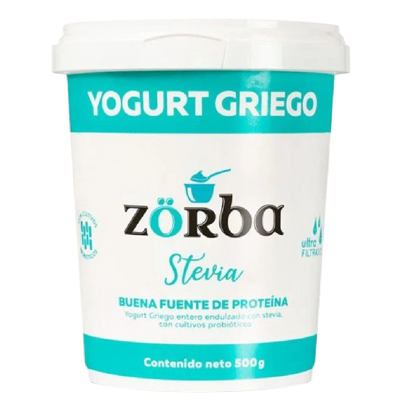 YOGURT GRIEGO ZORBA 500G CON STEVIA