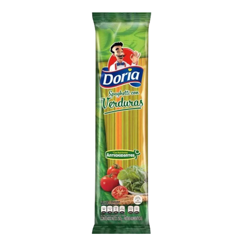 PASTA DORIA 250G SPAGUETTI VERDURAS