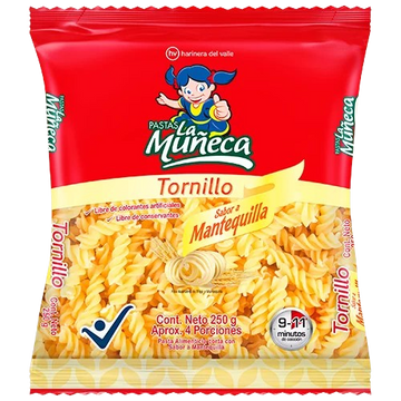 PASTA LA MUÑECA 250G TORNILLO MATEQUILLA