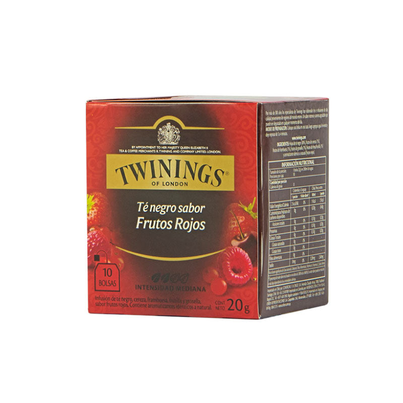 TE FRUTOS ROJOS TWININGS 10 SOBRES 20G
