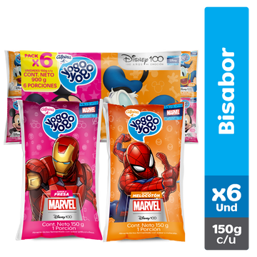 YOGO YOGO BOLSA 6U 150g SURTIDO