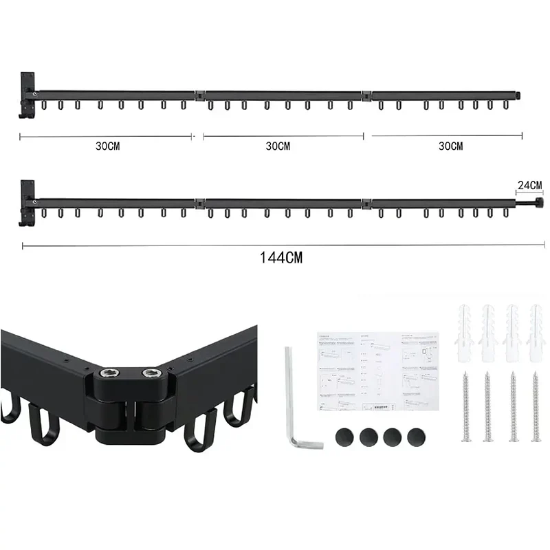 Tendedero de Ropa de Brazo Plegable