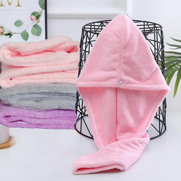 Toalla para cabello de microfibra