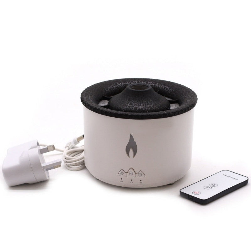 Humidificador de llama de volcán