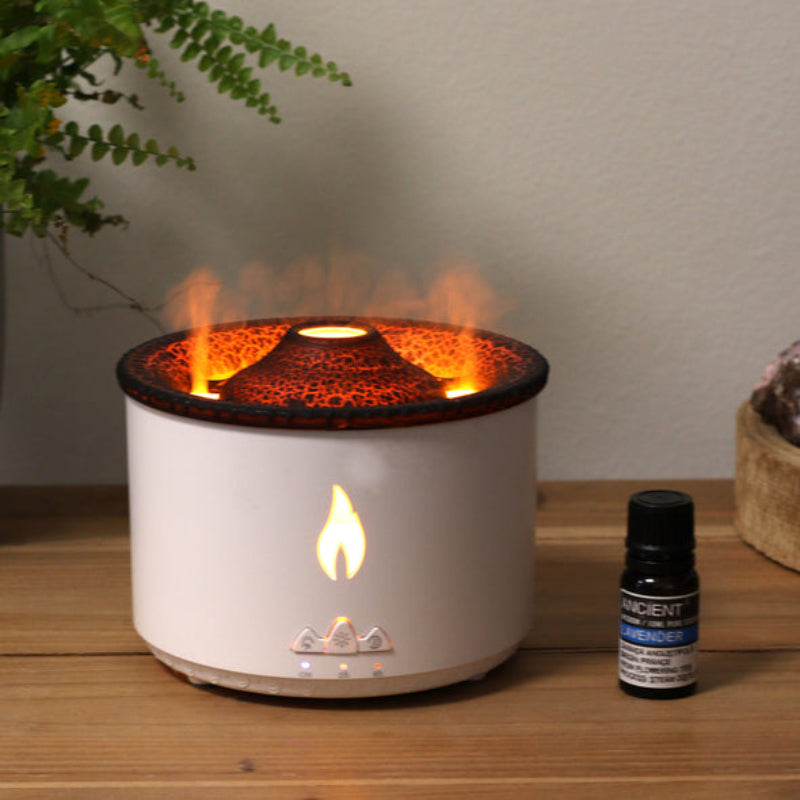 Humidificador de llama de volcán