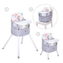 SILLA COMEDOR 3 EN 1 BOOSTER BONY PRIORI GRIS -